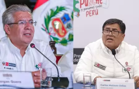 Walter Astudillo y Carlos Malaver estarn hoy en el Congreso.