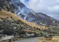 Extinguen tres incendios forestales en las regiones de ncash y Cajamarca: No se reportan daos materiales