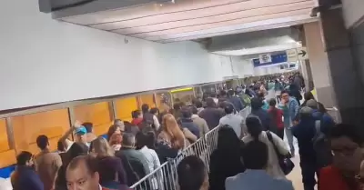 Contralora encontr deficientes en la Estacin Central del Metropolitano.
