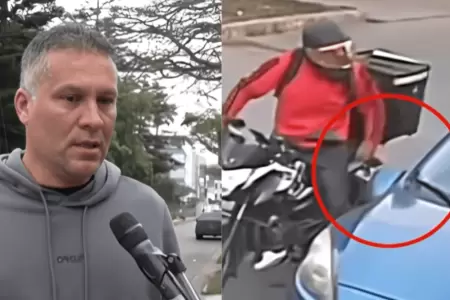 Leao Butrn denuncia que repartidor da el espejo del auto de su hermano tras n