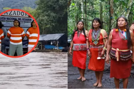 'Los Choneros' amenazan a pueblo awajn