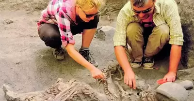 Arqueólogos descubren restos de cuyes en el Castillo de Huarmey