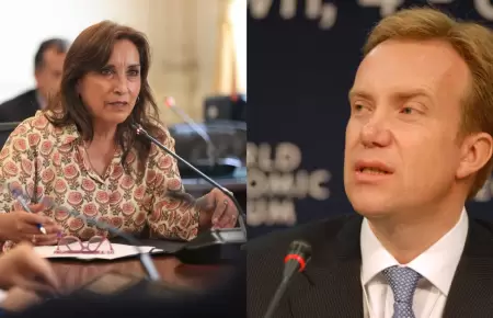 Dina Boluarte fue invitada al Foro Econmico Mundial