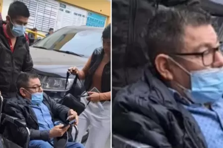 Dilbert Aguilar es visto en hospital