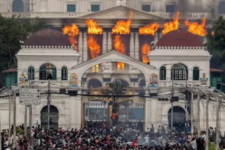 Manifestantes han desatado el caoe en Nepal
