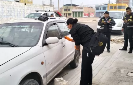 Recuperan auto robado en Tacna.