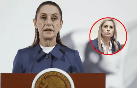 Mara del Carmen Alva pidi a la presidenta de Mxico que respete al Per