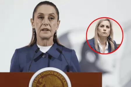 Mara del Carmen Alva pidi a la presidenta de Mxico que respete al Per