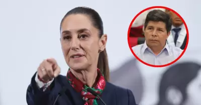 Pese a que el Congreso la nombró persona non grata, reafirmó su apoyo a Castillo