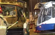 Bus del Corredor Azul choca contra rbol en Av. Arequipa y deja seis pasajeros heridos