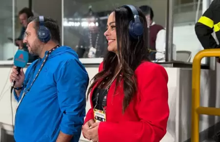 Larissa Riquelme debuta como comentarista deportiva