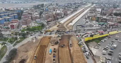 Nueva Vía Expresa Sur recién estará habilitada en 10 días.