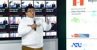 Carlos Malaver present el primer piloto del sistema de videovigilancia con inte