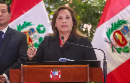 Dina Boluarte cuestiona a la Corte IDH por su actuacin durante la poca del ter