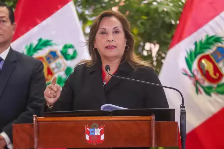 Dina Boluarte cuestiona a la Corte IDH por su actuacin durante la poca del ter