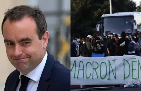 Nuevo primer ministro de Macron asumi el cargo en medio de protestas.