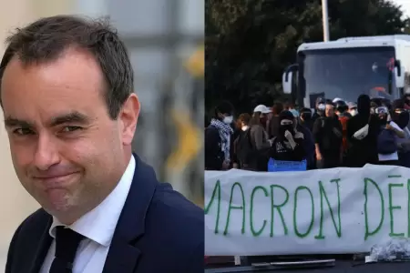 Nuevo primer ministro de Macron asumi el cargo en medio de protestas.
