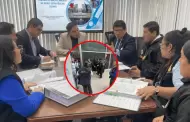 Fiscala realiza diligencia en Presidencia de EsSalud por el presunto delito de colusin en agravio del Estado