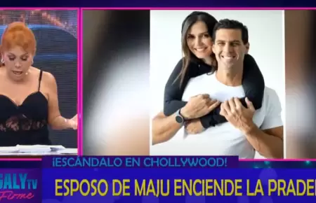 Maju Mantilla habra sido infiel a su esposo Gustavo Salcedo