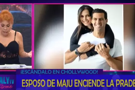 Maju Mantilla habra sido infiel a su esposo Gustavo Salcedo