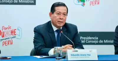 Premier Arana sobre eventual salida de Per del SIDH.