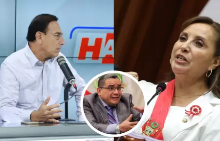 Martn Vizcarra arremete contra Dina Boluarte y Santivez