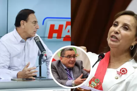 Martn Vizcarra arremete contra Dina Boluarte y Santivez