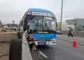 Tragedia en Ate: Dos fallecidos dej el choque de un bus contra valla metlica en la Va de Evitamiento