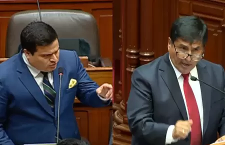 Diego Bazn critica a Malaver durante interpelacin