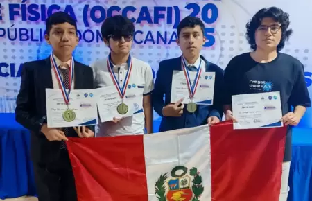 Estudiantes peruanos consiguen medallas de oro en olimpiada de Fsica 2025