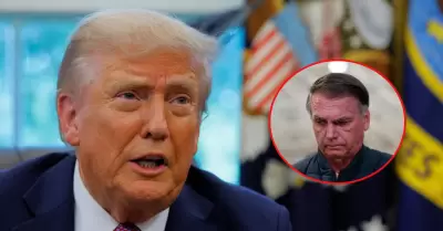 Trump se sorprendi por condena de Bolsonaro.