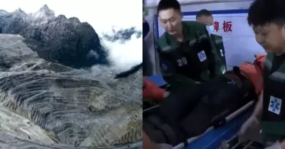 China: rescatan a seis mineros atrapados por 30 horas