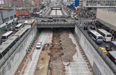 Obras en la Av. Grau.