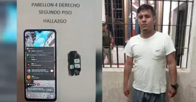 Allanan celda de Jean Pierre Alexander Vilca Rodríguez.