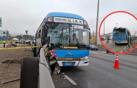Accidente en Va de Evitamiento