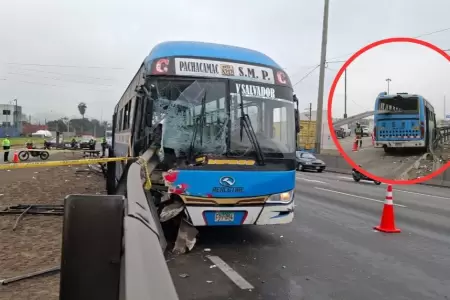 Accidente en Va de Evitamiento