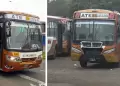 Conductores de la lnea de buses 'Sol de Oro' paralizan servicio por amenazas de extorsin