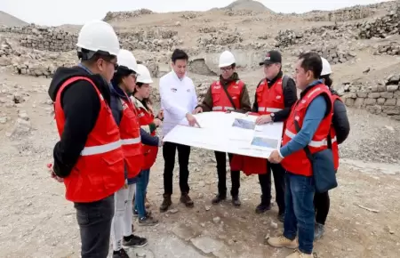 Supervisan avances en El Frontn