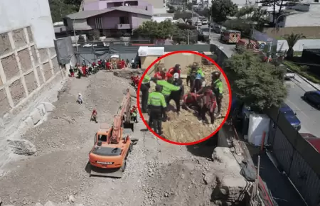 Tres obreros pierden la vida tras derrumbe de muro en construccin