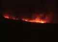 Arequipa: Alerta por incendio forestal que se produce en las faldas del volcn Misti