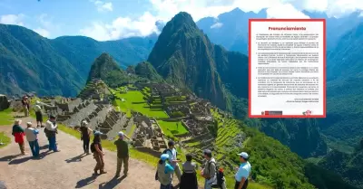 PCM se pronuncia sobre problemtica en Machu Picchu