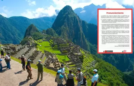 PCM se pronuncia sobre problemtica en Machu Picchu