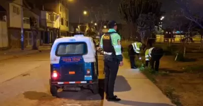 Balacera dej a un mototaxista fallecido y a una persona herida