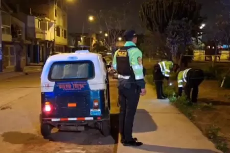 Balacera dej a un mototaxista fallecido y a una persona herida