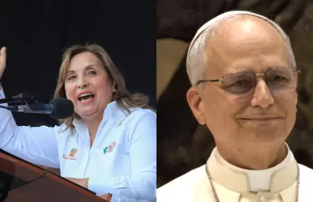 Boluarte cant 'Happy Birthday' por cumpleaos del papa Len XIV