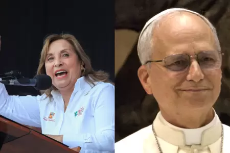 Boluarte cant 'Happy Birthday' por cumpleaos del papa Len XIV