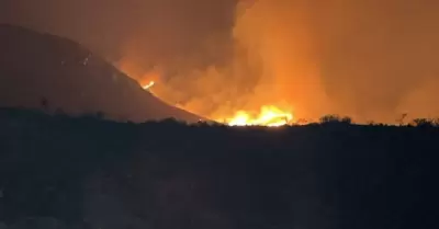 incendio forestal.