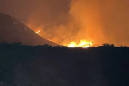 incendio forestal.