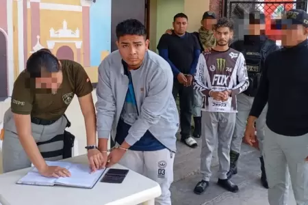 Internan a investigados por atentado en Trujillo.