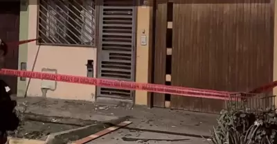 Dinamitan una casa en La Rinconada, en Trujillo